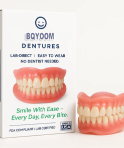 BQYOOM™ Custom-Fit Functional Dentures – Full Set