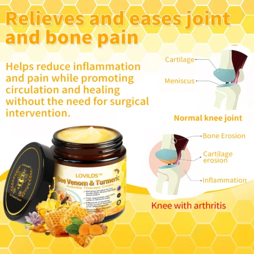 Bee Venom＆Turmeric Arthritis Therapy Cream