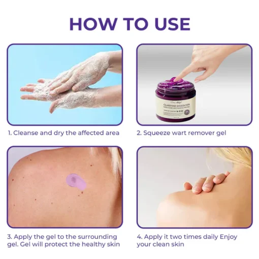Oveallgo® Clarivine Dissolver Mole & Dark Spot Removal Bio-Gel