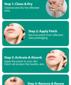 Oveallgo® Magnesium MicroPin Target & Clear Wart Removal Patch