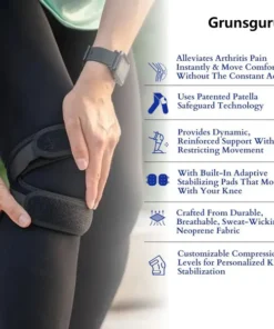 Grunsguru® Knee Stabilizer Relieves Arthritic Knee Pain