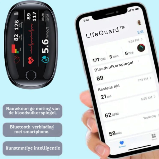 LifeGuard™ Laser Bloedglucosemeter
