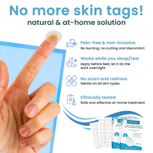Fivfivgo® Nano-Micro Needle Skin Tags Removal Patches