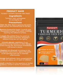 Furzero™ Turmeric Varicose Vein Patch