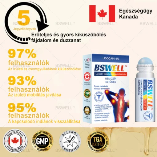 Lidocaine Pain Relief Roll-On Gel