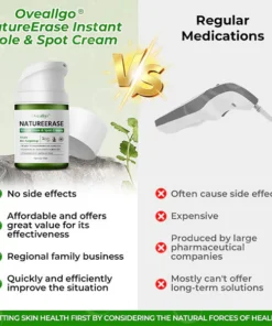 Official Store: Oveallgo® NatureErase Instant Mole & Spot Cream