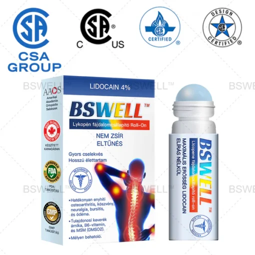 Lidocaine Pain Relief Roll-On Gel