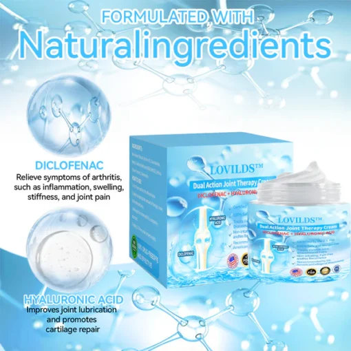 LOVILDS™ 7 Day Rapid Joint & Bone Therapy Cream USA Orthopaedics (AAOS) Approved