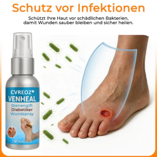 Cvreoz® VenHeal Bee Venom Diabetic Wound Spray