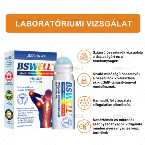 Lidocaine Pain Relief Roll-On Gel