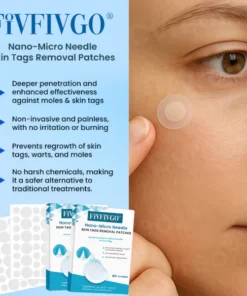 Fivfivgo® Nano-Micro Needle Skin Tags Removal Patches