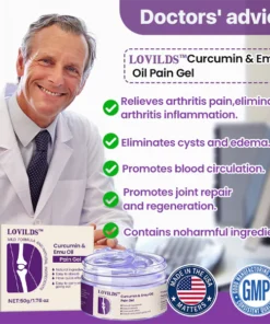 LOVILDS™ Curcumin & Emu Oil Pain Gel