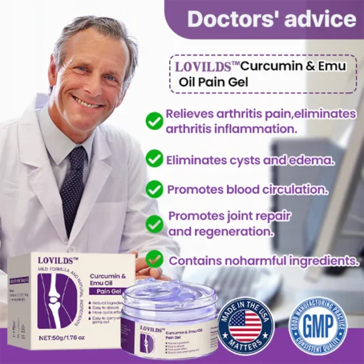 LOVILDS™ Curcumin & Emu Oil Pain Gel