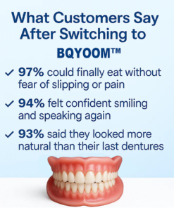 BQYOOM™ Custom-Fit Functional Dentures – Full Set