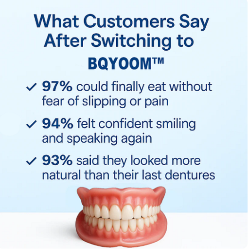 BQYOOM™ Custom-Fit Functional Dentures – Full Set