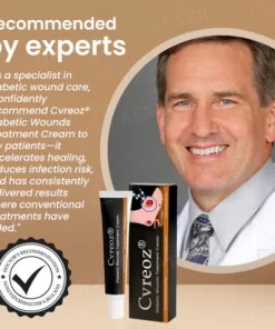 Cvreoz® Diabetic Wounds - ✅ 𝕤𝕒𝕧𝕖 𝕦𝕡 𝕥𝕠 𝟟𝟘% - Treatment Cream