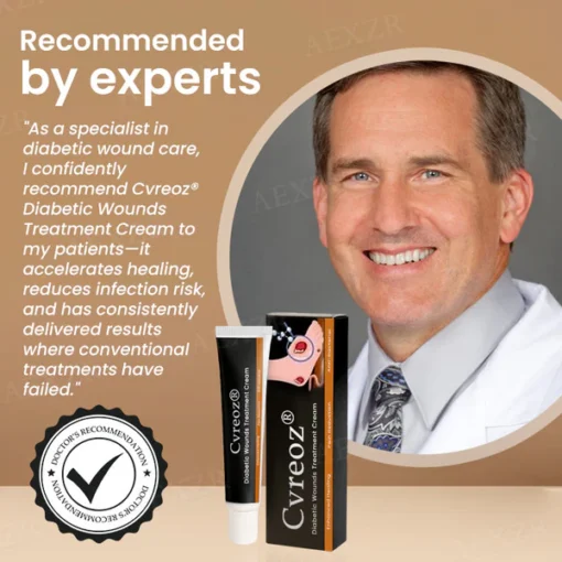 Cvreoz® Diabetic Wounds - ✅ 𝕤𝕒𝕧𝕖 𝕦𝕡 𝕥𝕠 𝟟𝟘% - Treatment Cream