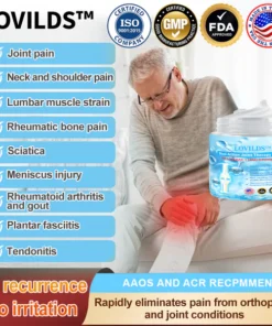 LOVILDS™ 7 Day Rapid Joint & Bone Therapy Cream USA Orthopaedics (AAOS) Approved
