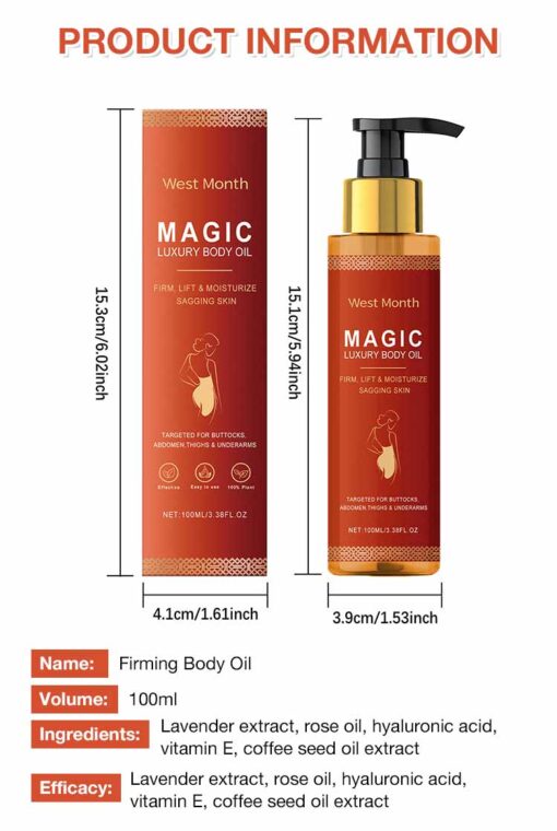 Firming Body Oil – Tighten & Rejuvenate Buy 1 Get 1 Free