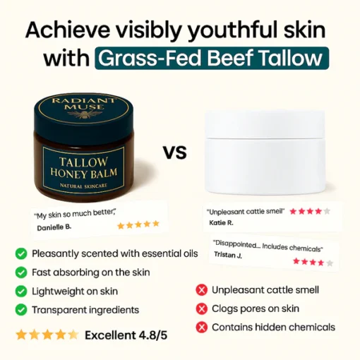 Radiant Muse Tallow Honey Balm