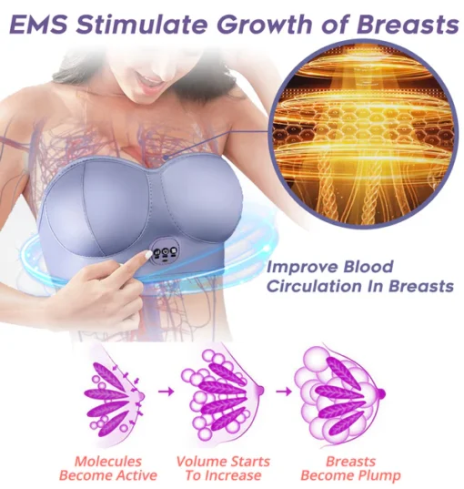 EMS Bust Massager Bra