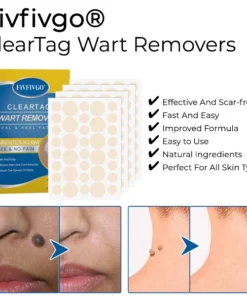 Fivfivgo® ClearTag Wart Removers: Seal & Heal Patches
