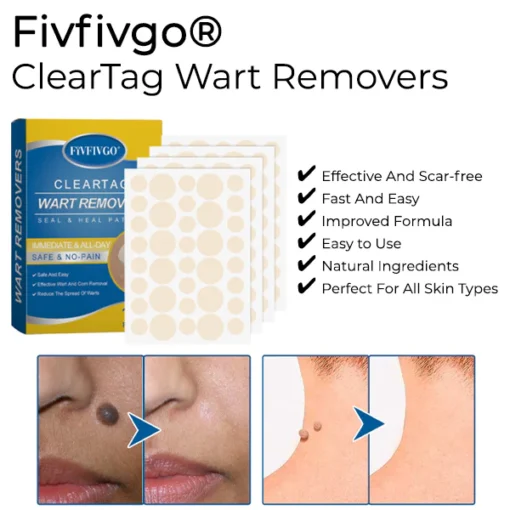 Fivfivgo® ClearTag Wart Removers: Seal & Heal Patches