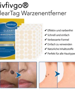 Fivfivgo® ClearTag Wart Remover: Seal & Heal Patches
