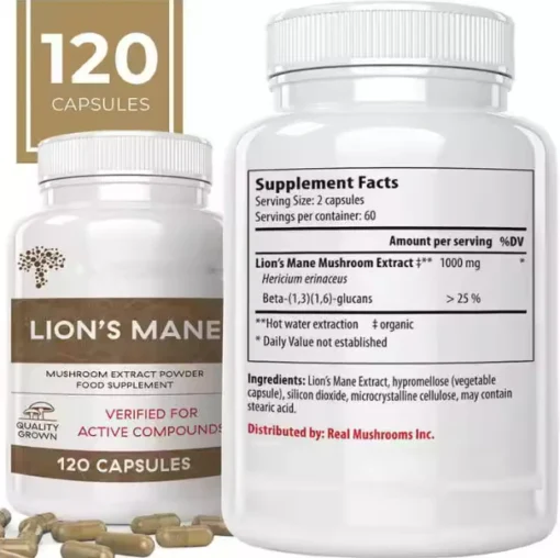 Organic Lion's Mane Extract Capsules