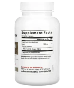 Organic Lion's Mane Extract Capsules