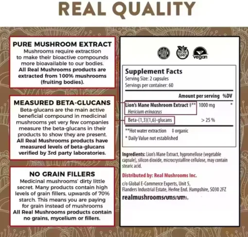 Organic Lion's Mane Extract Capsules - Image 4