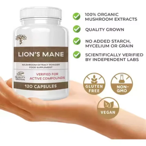 Organic Lion's Mane Extract Capsules