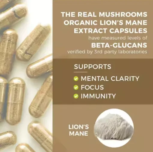 Organic Lion's Mane Extract Capsules