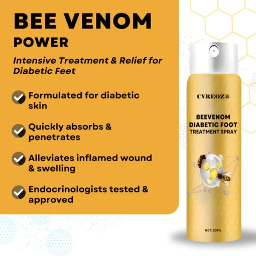 CVREOZ® Bee Venom Diabetic Foot Treatment Spray