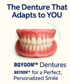 BQYOOM™ Custom-Fit Functional Dentures – Full Set