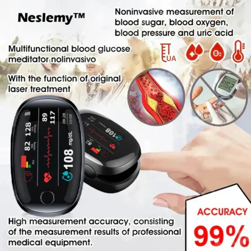 Neslemy™ Non-Invasive Blood Glucose Meter[99.9% Accuracy]