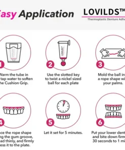 LOVILDS™ Thermoplastic Denture Adhesive