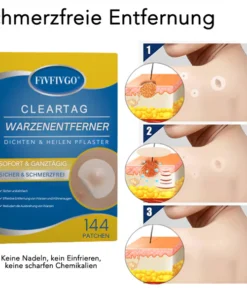 Fivfivgo® ClearTag Wart Remover: Seal & Heal Patches