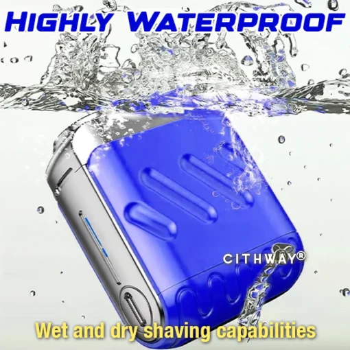 Cithway® Waterproof Double-Ring Electric Beard Shaver