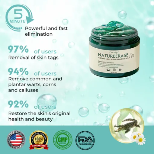 Oveallgo® NatureErase Gel zur sofortigen Entfernung von Muttermalen und Flecken - Image 14
