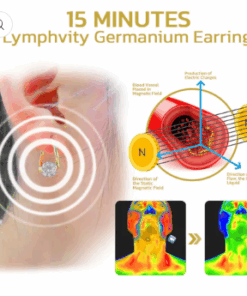 Histone Lymphvity MagneTherapy Germanium Earrings