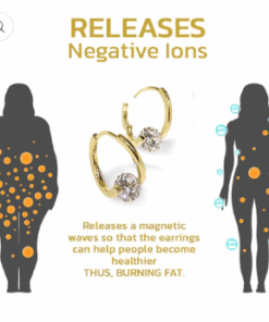 Histone Lymphvity MagneTherapy Germanium Earrings