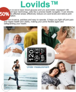 Monitor your blood sugar 24/7 – without needles, in just 5 seconds