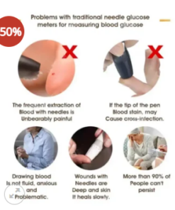 Monitor your blood sugar 24/7 – without needles, in just 5 seconds