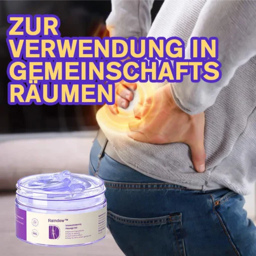 Raindew™ Arthritis Relief Pain Relieving Massage Gel with Turmeric and Emu Oil