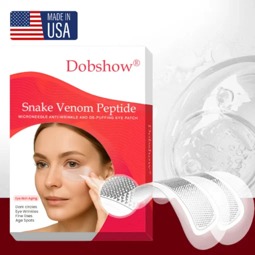 Dobshow® Snake Venom Peptide Microneedle Anti-Wrinkle and De-Puffing Eye Patch