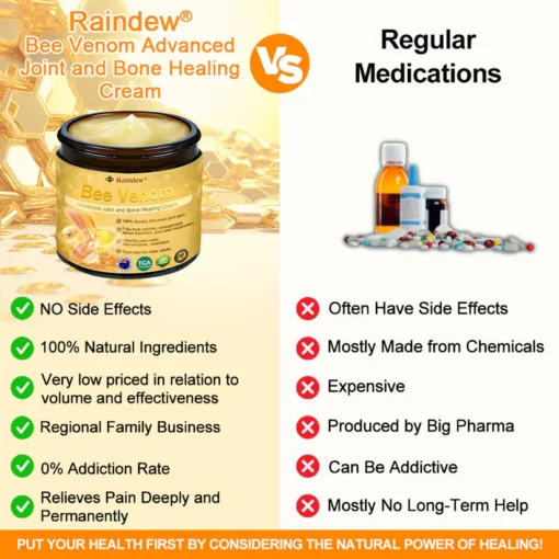 Raindew®Bee Venom Advanced Joint and Bone Healing Cream