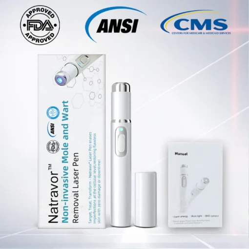 Non-invasive laser pen for mole and wart removal (atravor™)
