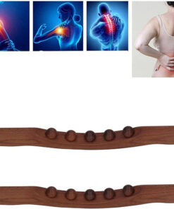 Wooden lymphatic massage stick