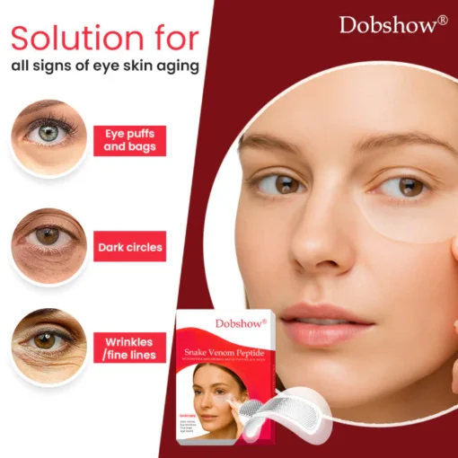 Dobshow® Snake Venom Peptide Microneedle Anti-Wrinkle and De-Puffing Eye Patch